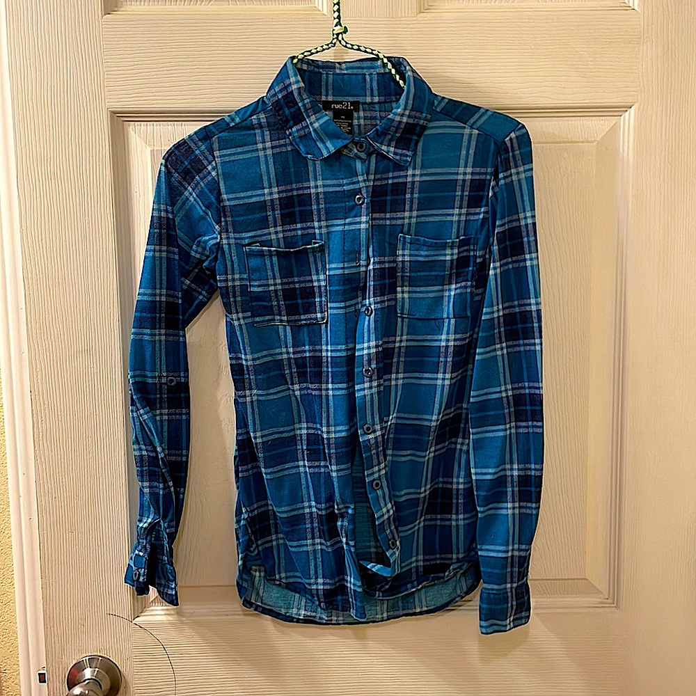 Blue Button Down